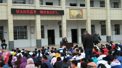 安鄉縣蘆林鋪中學 食品安全宣傳進校園 守護陽光下的盤中餐